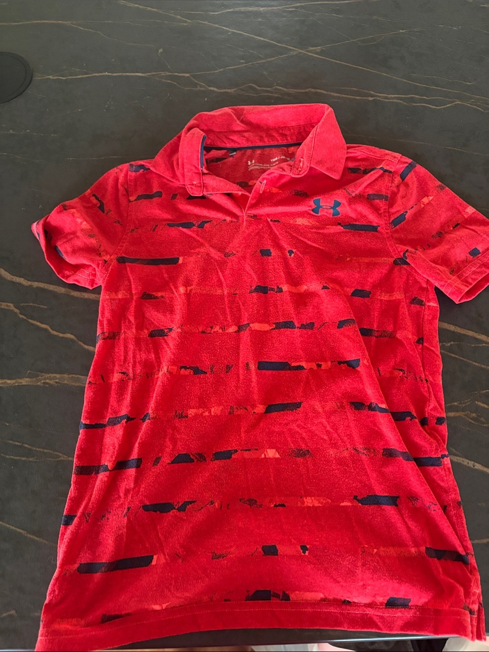 boys under armour collared shirt